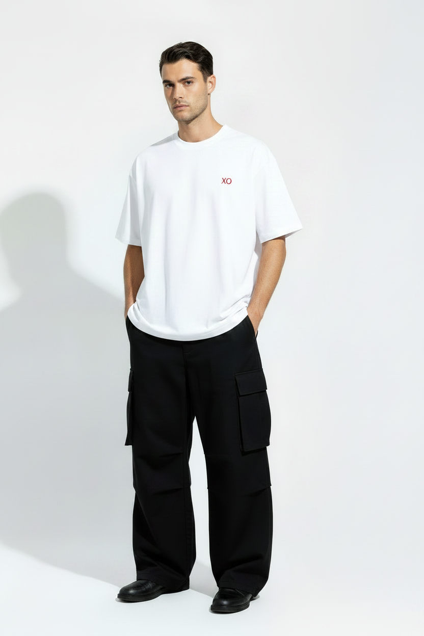 White Tee Front
